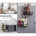 thumbnail image 2 of Magnetic Fridge Shelf Magnetic Fridge Spice Rack Magnetic Fridge Spice Rack for Kitchen Organizer (White, 2 of 5