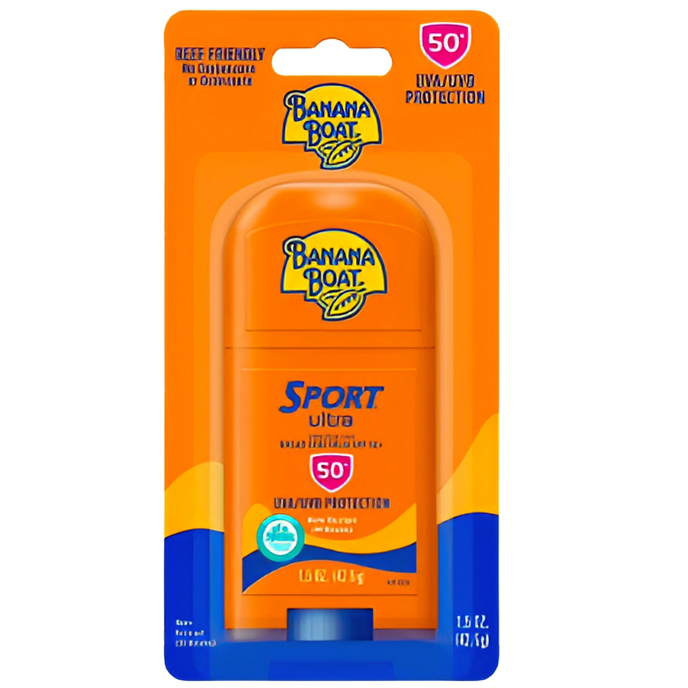 Banana Boat Ultra Sport Sunscreen Stick SPF 50+ 1.5 oz Pack of 2