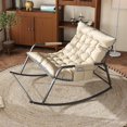 thumbnail image 2 of Rocking Chair with Cushions & Armrests, Comfort Lounge Recliner, Breathable Ergonomic Lounge Chair for Bedroom, Living Room, Patio, Garden, 2 of 6