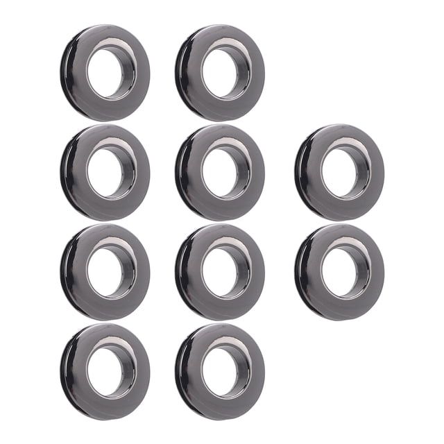 Aloy Eyelets Round De Arandela Redonda Con Lavadora Para El Kit De Ojales Negros De Cuero Craft 10pcs Tamaño Compacto De Larga Duración Para Proyectos De Bricolaje O Artesanía