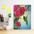 thumbnail image 5 of FMSHPON Hummingbird Flowers Clipboard Hardboard Wood Nursing Clip Board and Pull for Standard A4 Letter 13x9 inches, 5 of 7
