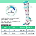 thumbnail image 5 of 6 Pairs Medical Sport Compression Socks - 15-20mmhg Graduated Knee-High Support for Men & Women, Ideal for Soccer, Running, and Nurses, 5 of 7