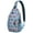Colorful, variant on Colorful Ice Cream Dessert Pattern Multipurpose Crossbody Sling Bag Lightweight Durable Fashionable Appearance