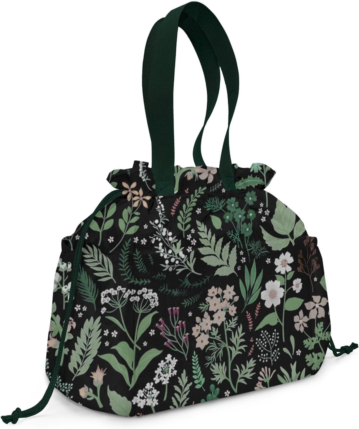 Lunch Bag for Women Insulated Womens Drawstring Lunch Bag for Work, Stain-Resistant Large Lunch Box for Women with Containers, Cinch Closure Cromwell Bag Black Man Reusable Lunch Bag Office