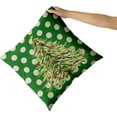 thumbnail image 3 of Green Christmas Pillow Covers 18x18 Inch Set of 2,Green Red Xmas Tree Colored Polka Dots Winter Themed Decorative Throw Pillow Cases Cushion Covers Farmhouse Sofa Couch Bed Decor, 3 of 6