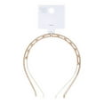 thumbnail image 2 of Time and Tru Women's Rhinestone Headband Set, 2-Pack, Gold-Tone, 2 of 3