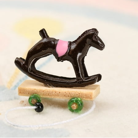 Miniature Rocking Horse Pull Toy-IM65920
