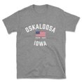 thumbnail image 1 of Oskaloosa Iowa Patriot Men's Cotton T-Shirt, 1 of 1