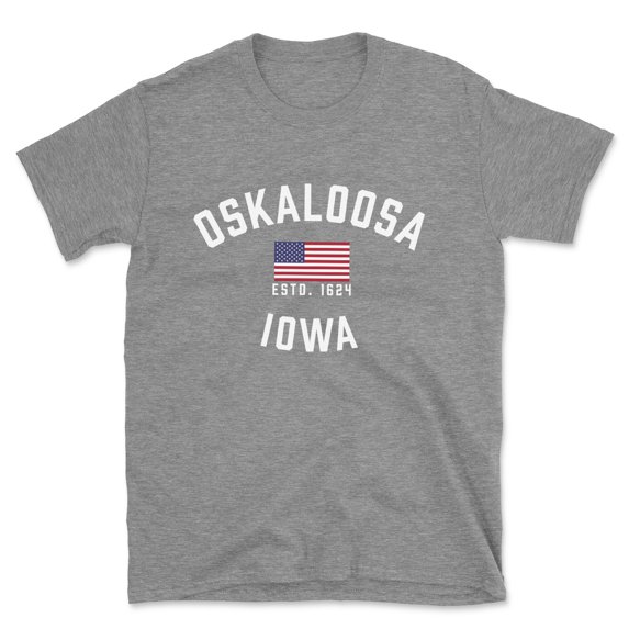 Oskaloosa Iowa Patriot Men's Cotton T-Shirt