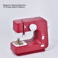 thumbnail image 4 of Beginner Sewing Machine, Small Sewing Machine Adjustable US Plug 110-220V  for Craft, 4 of 7