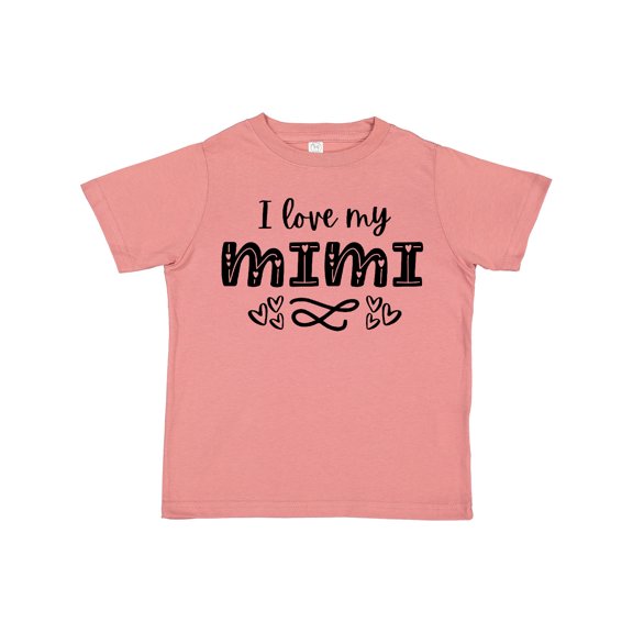 Inktastic I Love My Mimi with Hearts Boys or Girls Toddler T-Shirt