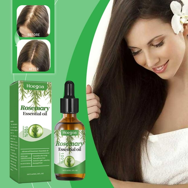 Fiudx Aceite Capilar de Romero, Tratamiento Nutritivo para El Cuero Cabelludo, Sérum Fortalecedor para Cabello Seco, Acabado Suave y Brillante, Uso Diario, Todo Tipo de Cabello, Fórmula Natural de 60