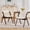 Beige, variant on BaseBeauty Folding Chairs with Padded Seats, Wooden Stackable Dining Chair Set of 2 for Guests Kitchen Office Wedding Party Picnic, Gray
