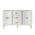 thumbnail image 3 of Castle Place Elegance Sideboard Buffet Cabinet, White, 3 of 9