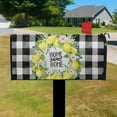 thumbnail image 3 of Buffalo Plaid Welcome Mailbox Covers Magnetic Letter Box Wrap Standard Size 21x18 Inch Mailbox Decor Post Letter Box Decoration for Outdoor Garden Yard, 3 of 5