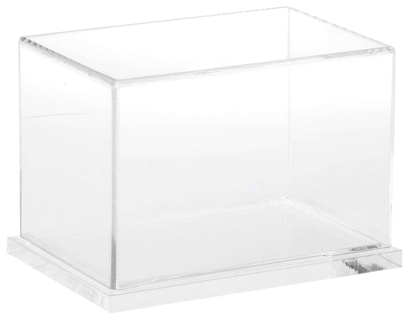 Clear 3-Shelf Makeup Models Acrylic Display Case Riser Dustproof Box Holder 