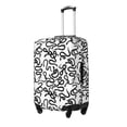 thumbnail image 2 of Xecao Hand Drawn Snake print Elastic Luggage Cover, with double-sided print , is perfect for travel, business, and daily use, 2 of 9