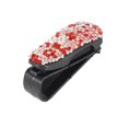 thumbnail image 4 of 4uds Gafas Soporte para Coche con Costoso ImitaciÃ³n Diamante Rojo Unique Bargains Gafas Colgador, 4 of 7