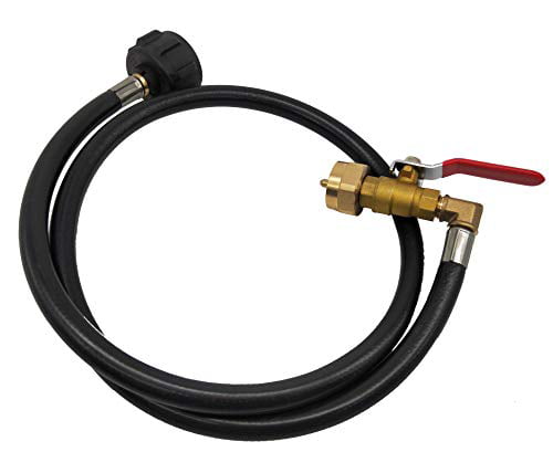 35.5" Propane Refill Adapter Hose 1LB Tank QCC1/Type1 Adapter Connect Valve Kits 