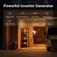thumbnail image 3 of Efurden 4400-Watt Portable Inverter Generator, Gas Powered Generator for Emergency Home Backup, Outdoor Camping, RV Ready, EPA Compliant, 3 of 9