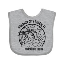 Inktastic Summer Vacation Mode Panama City Beach Florida Boys or Girls Baby Bib