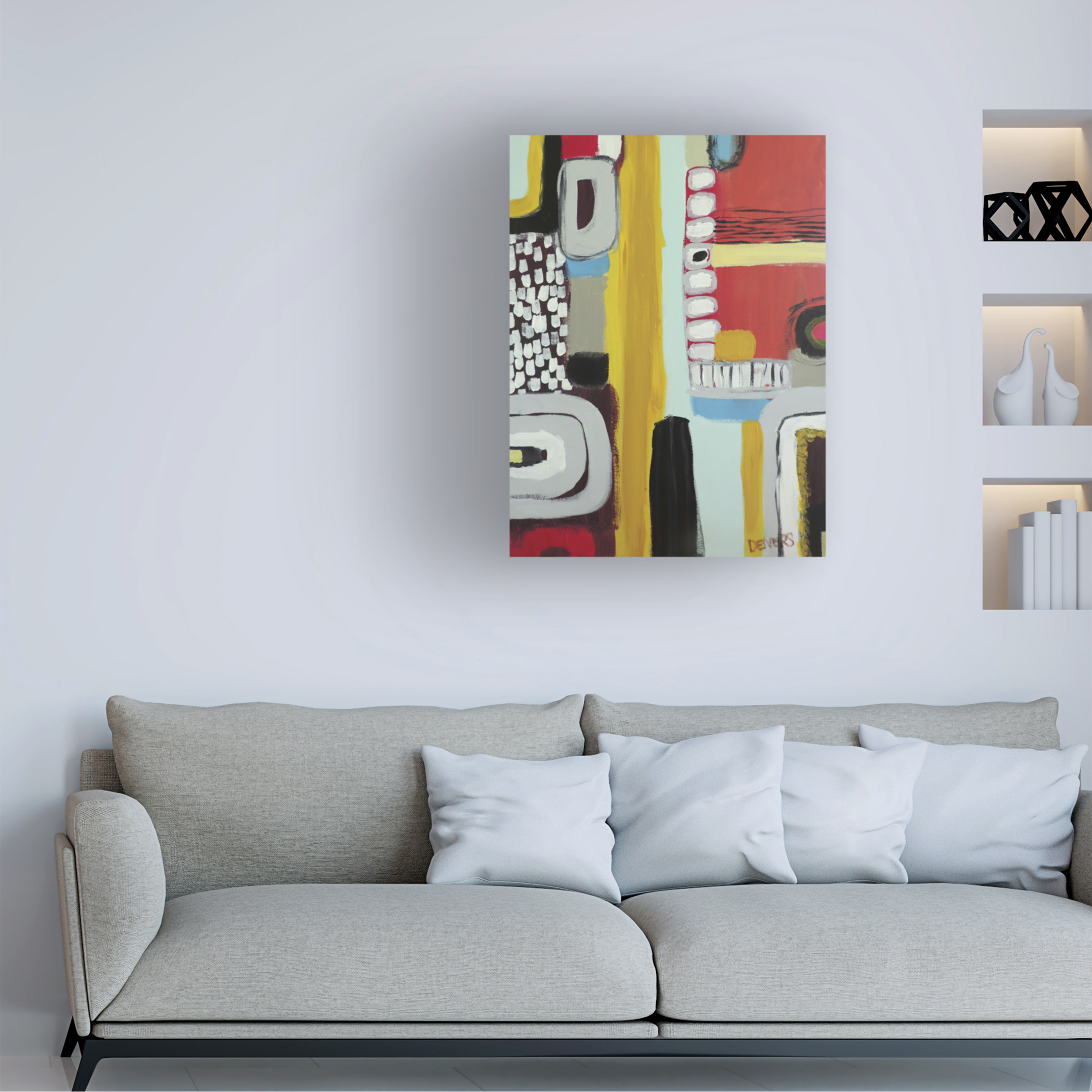 Trademark Fine Art "Chemins" Canvas Art by Sylvie Demers