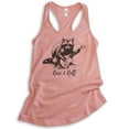 thumbnail image 1 of Racc & Roll Tank Top, Ladies Racerback Tank Top, Raccoon Tank, Funny Raccoon Graphic Tee, Clever Raccoon, Desert Pink, XX-Large, 1 of 3