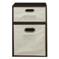 thumbnail image 3 of Regency Niche Cubo Storage Set- 1 Full Cube/1 Half Cube with Foldable Storage Bins- Truffle/Natural, 3 of 8