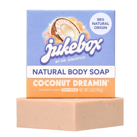 Jukebox Womens Bar Soap - Natural Bar Soap for Women, Coconut Dreamin', 5 Oz