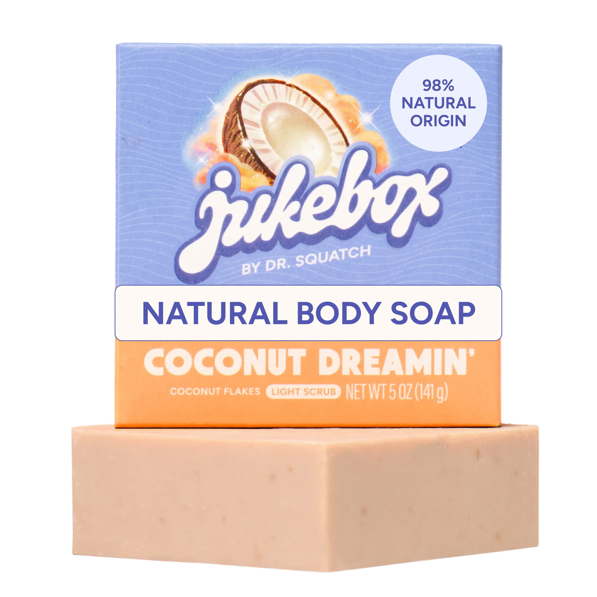 Jukebox Womens Bar Soap, Natural Bar Soap for Women, Coconut Dreamin', 5 Oz