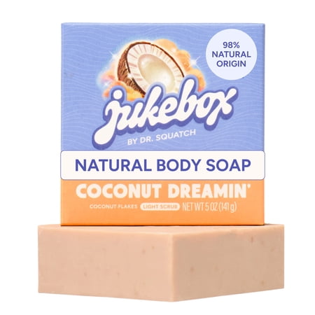 Jukebox Womens Bar Soap  Natural Bar Soap for Women  Coconut Dreamin   5 Oz