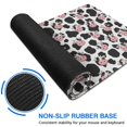 thumbnail image 6 of Long Mouse Pads for Desk,White Cow Black Spot Pattern Desk Mats on Top Of Desks, Desk Mouse Pad Extra Large with 3mm Non-Slip Base and Stitched Edge for Gaming,Office,Work,Home 47.3"x23.6", 6 of 6