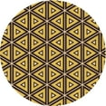 thumbnail image 1 of Ahgly Company Indoor Square Patterned Blood Night Red Area Rugs, 3' Square, 1 of 6