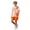 Orange, variant on Toddler Kids Teen Boys Girls Soccer Training Uniform Set Gradient Short Sleeve T-Shirt Shorts Ice Silk Quick Dry Athletic Sets for 1-14 Years