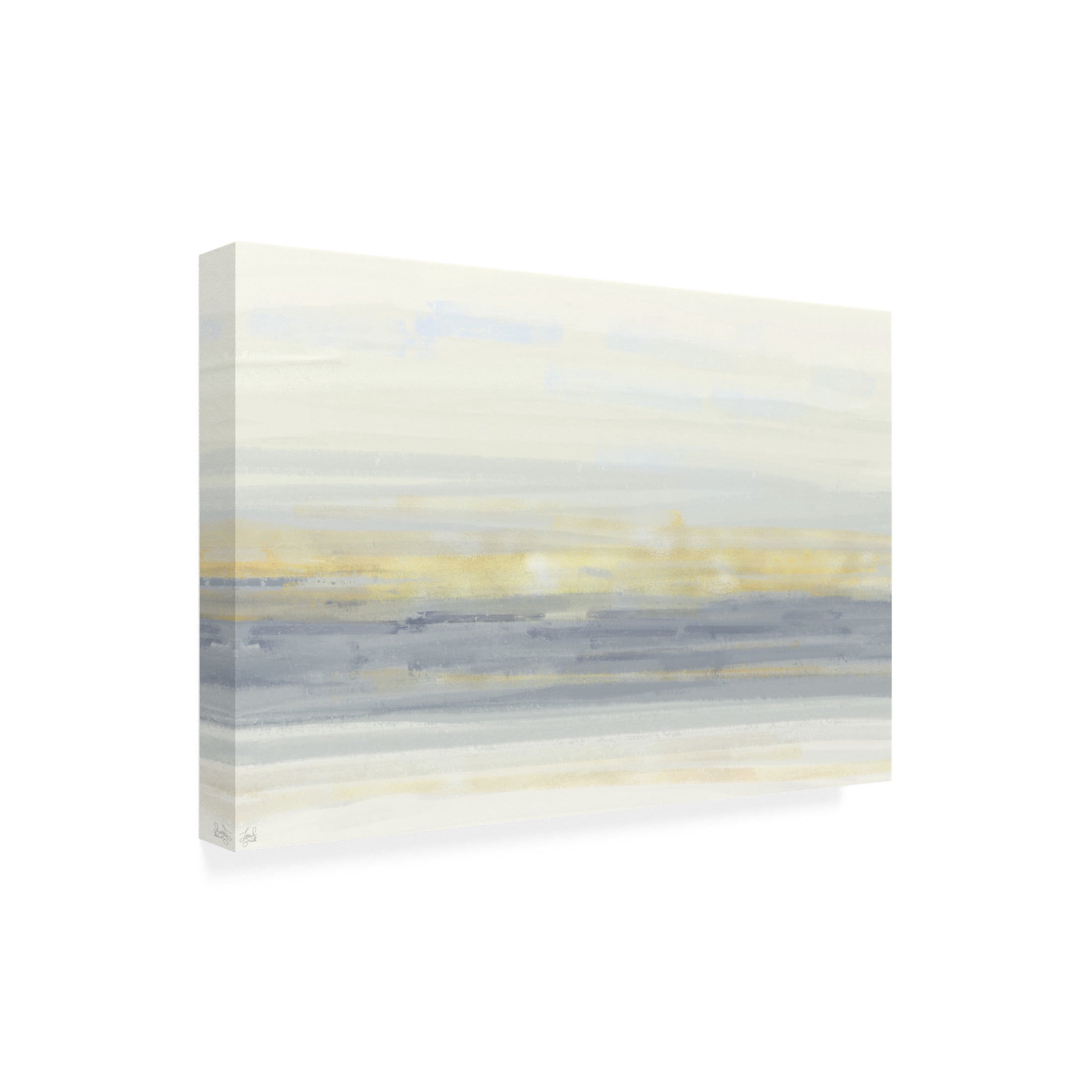 Canvas Wall Art - Line and Brush 'Good Dust Horizon' Wall Art for Living Room, Bedroom, or Office Décor by Trademark Fine Art - 32 x 22 Inches