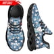 thumbnail image 1 of Nueva tendencia, zapatos planos para mujer con estampado de dibujos animados de dentista y dientes, zapatos casuales de malla transpirable, zapatillas para mujer, 1 of 6