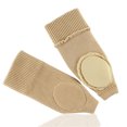 thumbnail image 2 of Paquete de 2 guantes Protección de muñeca de mano Papeles transpirables Apoyo Apoyo Mantenimiento cálido Reciclaje Elástico Derecho a la derecha para hombres Mujeres Color de la piel Jumpingount CE001397-02, 2 of 7