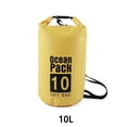 thumbnail image 3 of Waterproof Bags Multifunctional Outdoor Backpack Large-Capacity Equipment Foldable Kayak Rafting Bag Pool Beach Sports Yellow 10L Single Shoulder, 3 of 9
