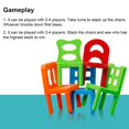 thumbnail image 3 of Random Color 18 Pcs Chairs Stacking Tower Balancing Game Stacking Chair Kids Balance Stacking Chairs Toy Party Stacking Toys, 3 of 7