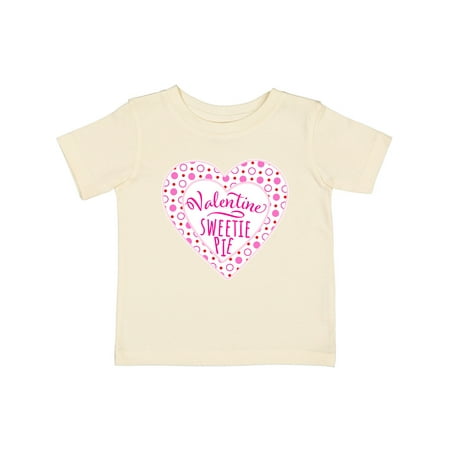 

Inktastic Valentine Sweetie Pie with Pink Heart Gift Baby Boy or Baby Girl T-Shirt