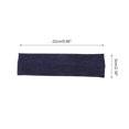 thumbnail image 4 of Unique Bargains 1 Pc Perspiration-Wicking Headband for Yoga Navy Blue, 4 of 6