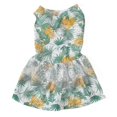 thumbnail image 1 of Summer Dog Dress Fashionable Exquisite Leaf Pattern Cute Doggie Dress for Cats Puppy M, 1 of 1
