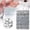 B, variant on Flatback Pearls For Crafting,Assorted Size Half Pearl Bedazzling Kit Nail Rhinestones Flatback Rhinestones For Jewelry Making Beads DIY Crafts Clothes Shoes Embellishment Nail Art Birthday Decor
