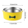 thumbnail image 4 of Dog Bowls Cat Bowls Pet Bowls Slow Feeder Anti Choke Spill Proof Non Slip Plastic Dog Food Bowl Cat Food Bowl for Small Large Dogs Cats Indoor by PALIFEUR, 4 of 7