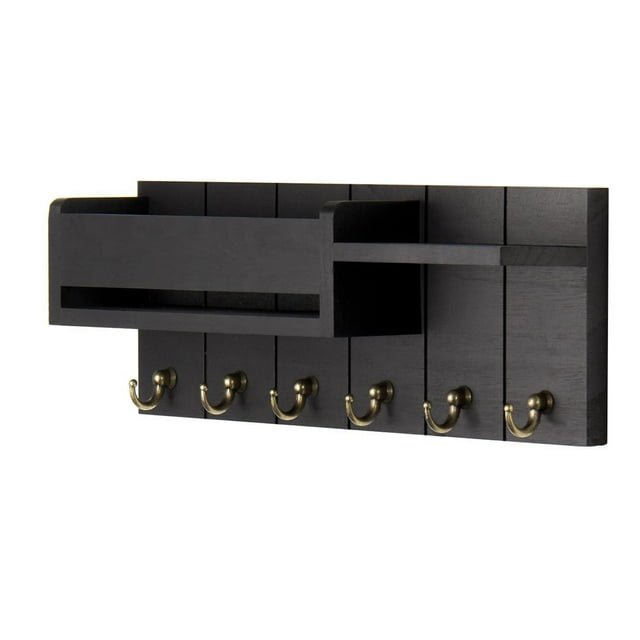 Llavero de pared, estante de pared, organizador de entrada, llavero rústico y soporte para correo, percha para dormitorio, entrada, ,