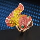 thumbnail image 5 of Anillo de mujer, diamantes de imitación, pez de cristal, moda, Festival, cumpleaños, playa, tienda, escuela, joyería personalizada para mujer Ropa, zapatos y accesorios Miscelánea Oro Talla 6 Sonducket AP014538-01, 5 of 6