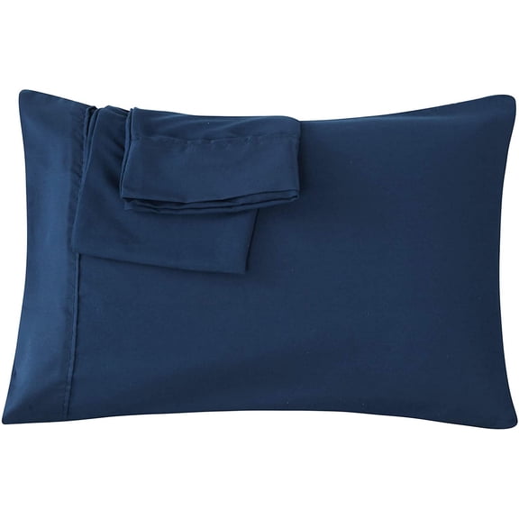 Pillowcases Set of 2 Envelope Closure End Easy Fit for Summer Soft and Breathable Machine Washable - Pink/Queen