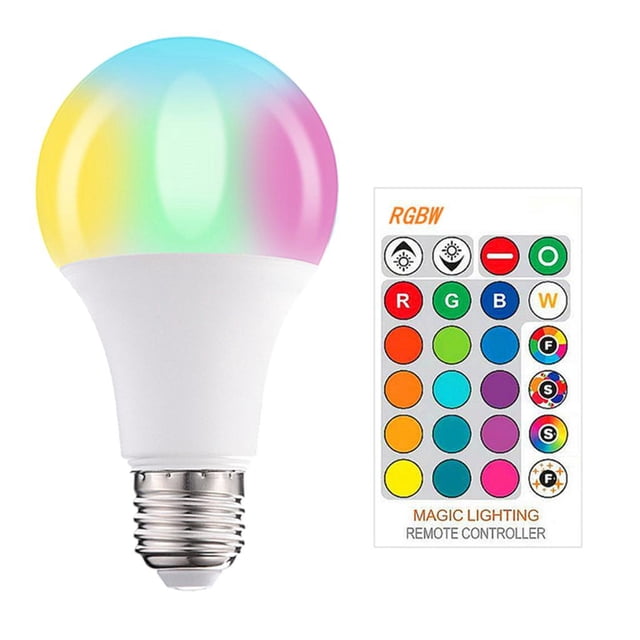 Bombilla de lámpara que cambia color Colco RGB 900LM A80 Control remoto de bombilla RGB