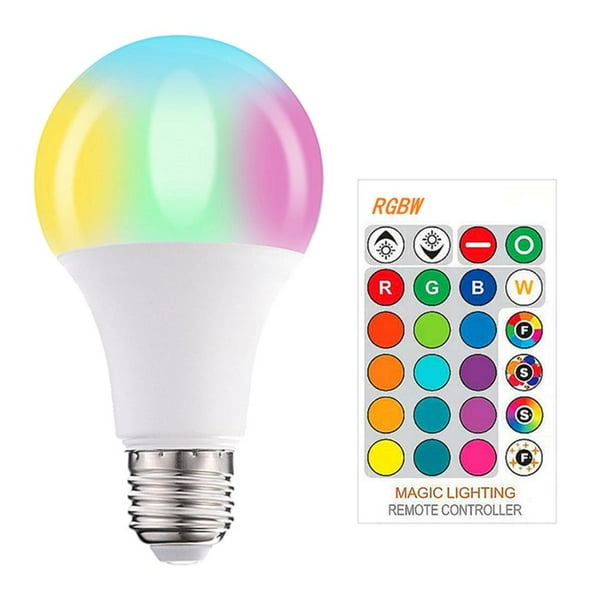 Bombilla de lámpara que cambia color Colco RGB 900LM A80 Control remoto de bombilla RGB