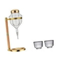 thumbnail image 5 of kowaku Japanese Cold Sake Decanter ,Cold Sake Chilled Server, Decanter ,Sturdy with Cups Sake Pot Dispenser for Cold Sake Party gold, 5 of 8